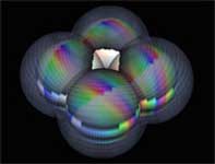 iridescent bubble-like spheres